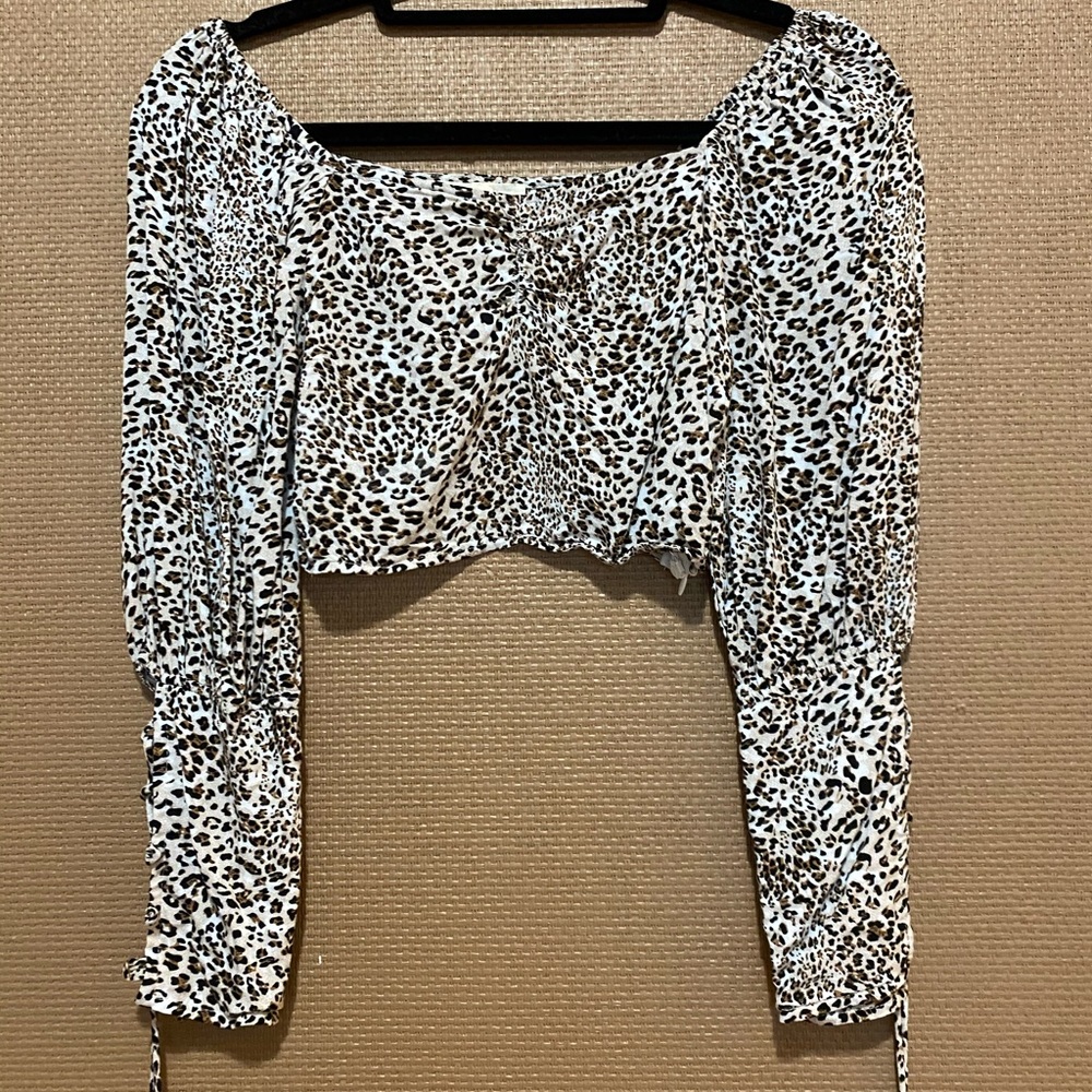 Cheetah crop top
